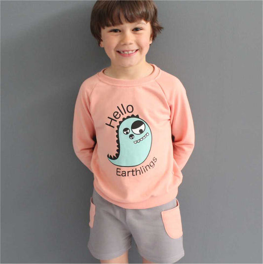 Hello earthlings organic sweatshirt
